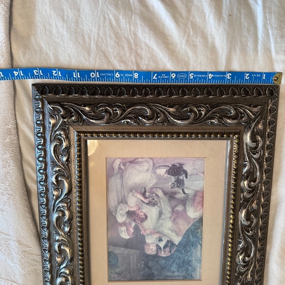 Beautiful framed picture of little girl with dog - Picture 4 of 5